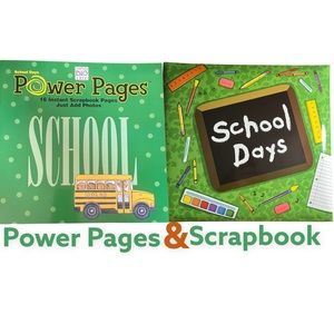 Scrapbooking “School” Pages & School Days Scrapbook